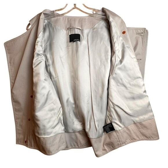 3.1 Phillip Lim Double Breasted Tan Cotton Utility FullZip Button Vest Womens M - Picture 5 of 16